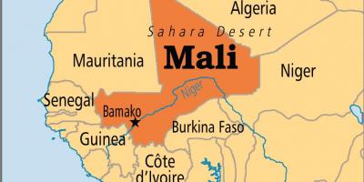 Harta bamako, Mali